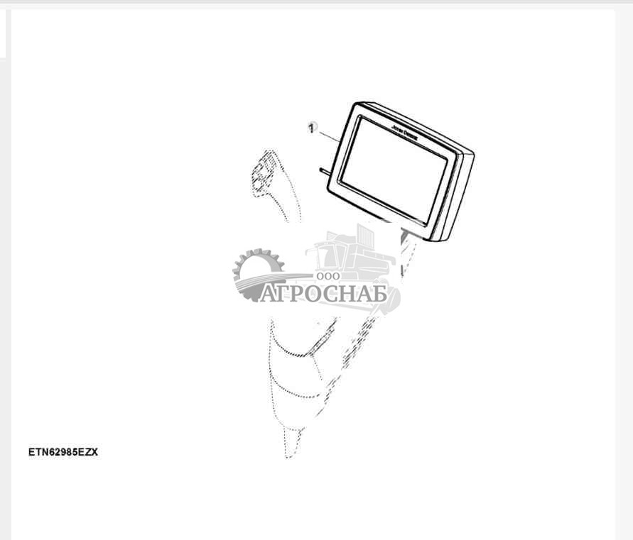 Модуль вспомогательного видеодисплея 